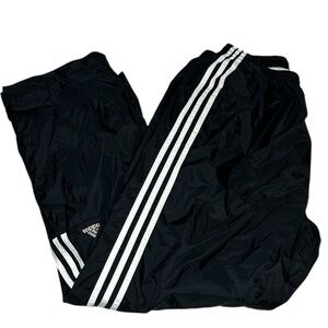 Adidas Vintage men’s Size XL black track‎ wind sweat pants sweatpants joggers.